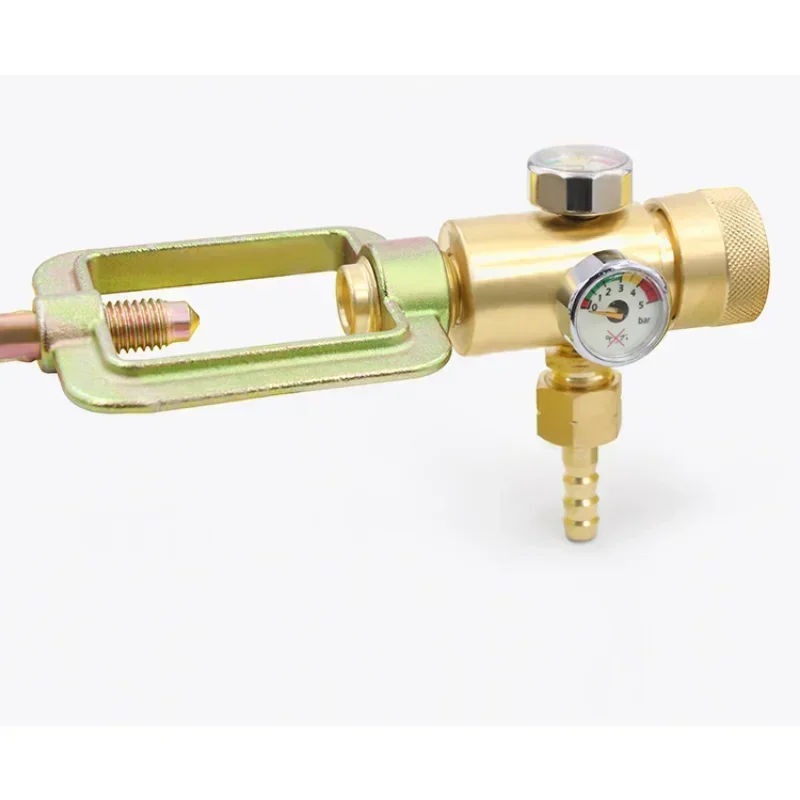 Oxygen Pressure Pressure Reducing Valve Gauge Acetylene/ Propane Meter 8mm Thread Brass Adjustable Regulating Valve