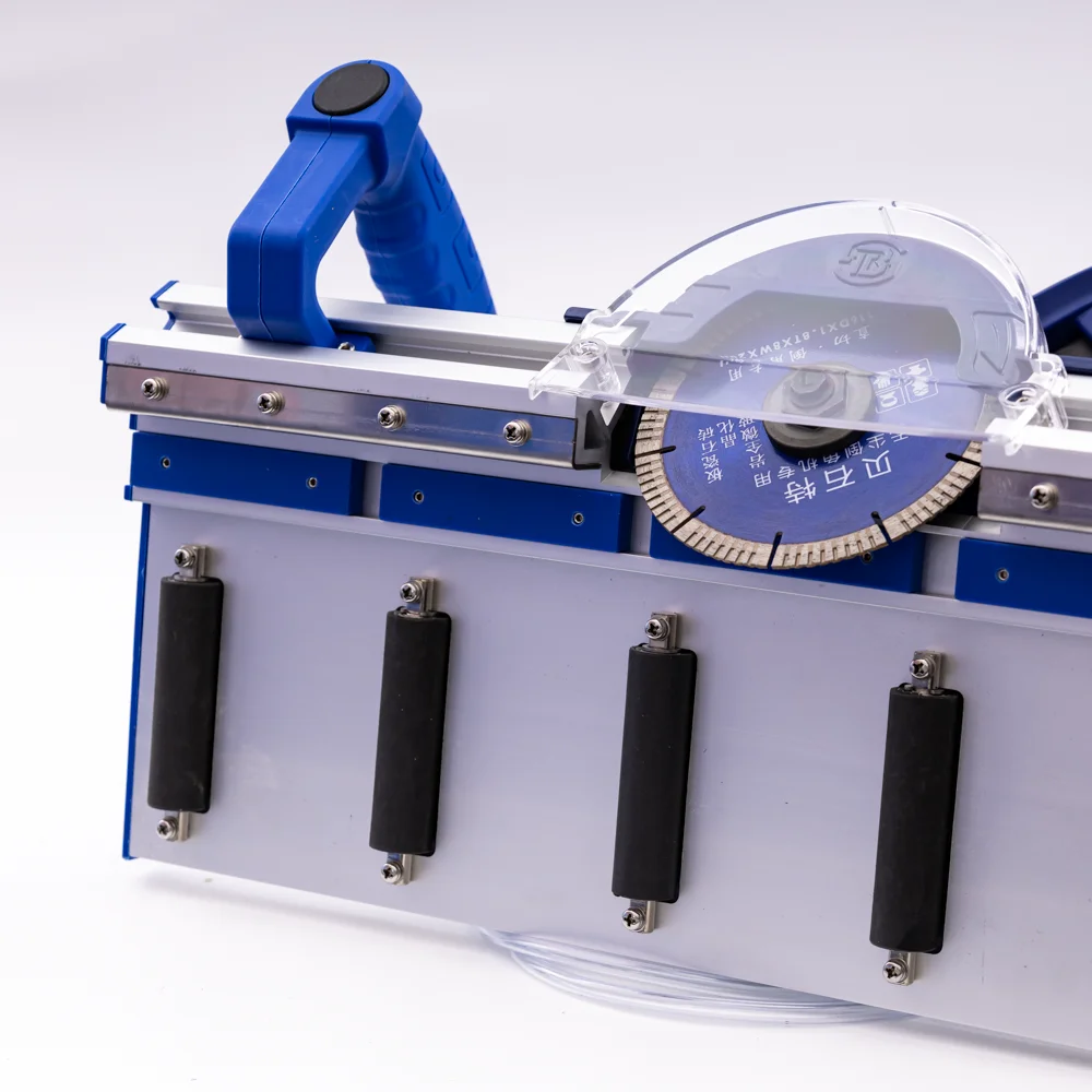 45 Degree Electric Track Saw System Large Format Porcelain Tile Miter Chamfering Cutting  hine Saw Power Cutter