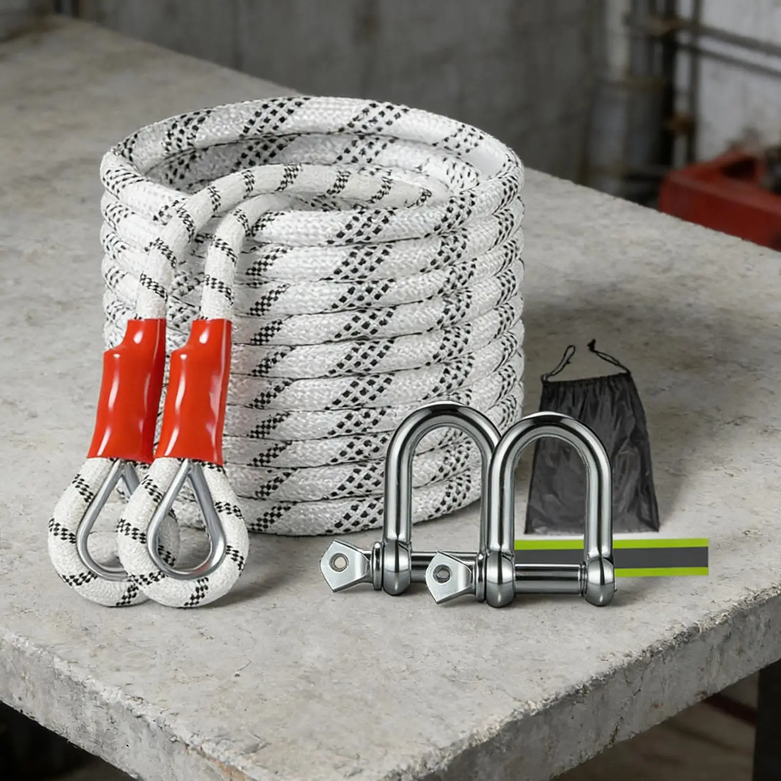 

Спасательный буксировочный ремень с крючками Высокопрочные буксировочные ремни для восстановления Автомобильный буксировочный ремень спасательной веревки для внедорожника Грузовик Offroad