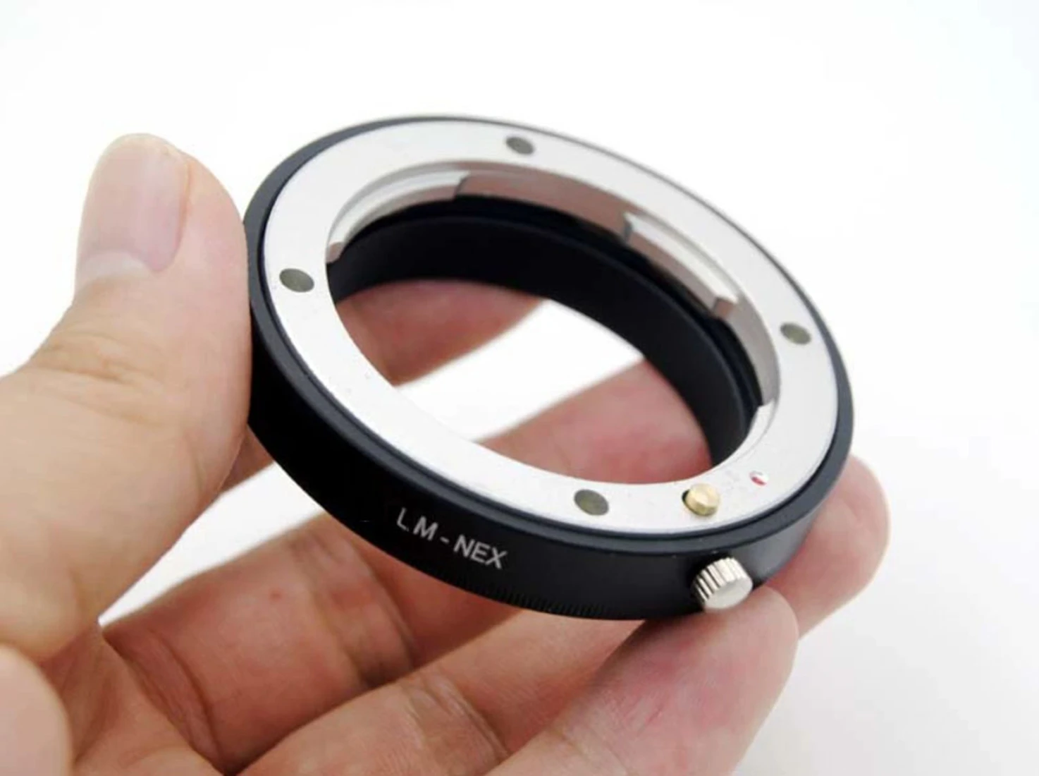 LM to NEX Camera Lens Adapter Ring Transition NEX Mount for Sony MILC E-mount series A6500 A7 A9 Etc