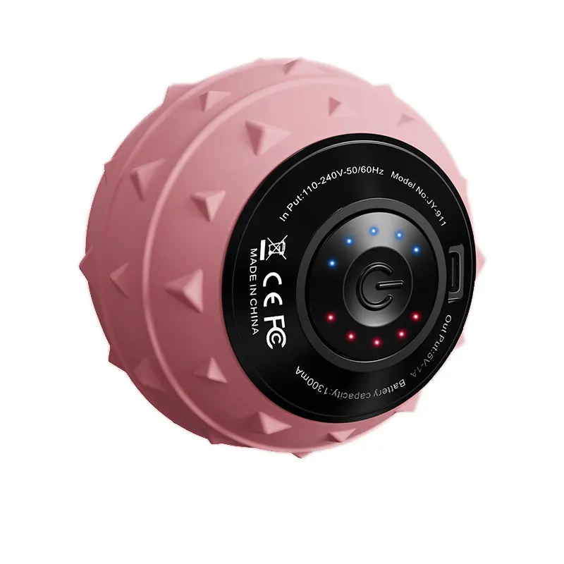J 5 Intensity Vibrating Muscle Relief Massager Fitness Yoga Roller Ball for Body Relaxation