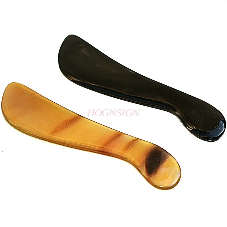 

Natural buffalo horn plate pulling tendon stick female facial beauty stick universal facial scraping acupoint massage dialing