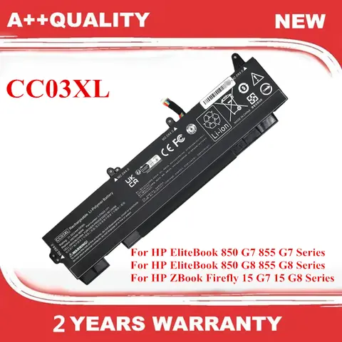 CC03XL Laptop Battery for HP EliteBook 850 G7 855 G7 850 G8 855 G8 ZBook Firefly 15 G8 15 G7  Series