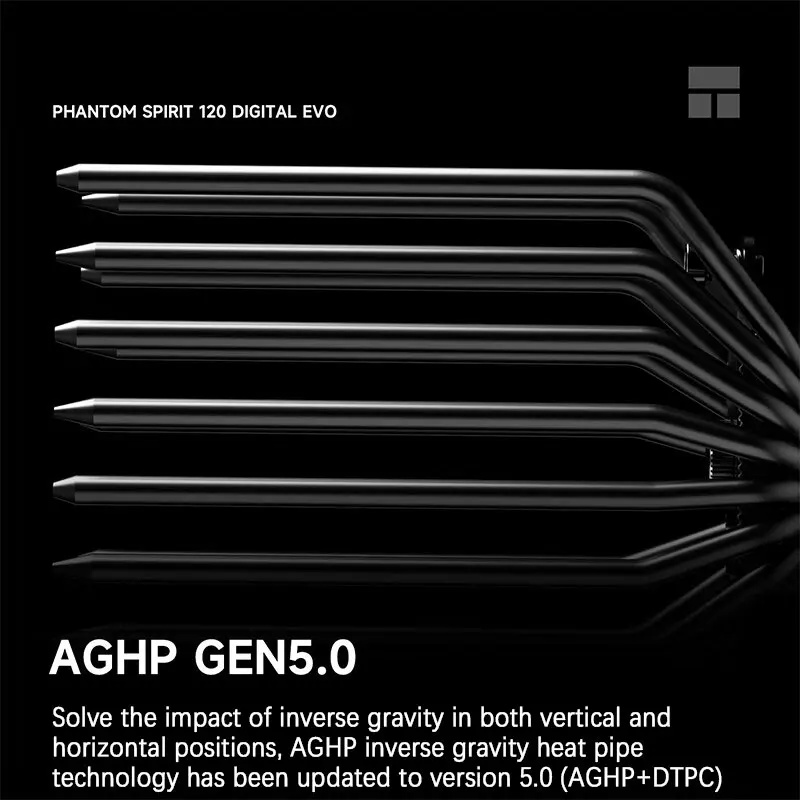 Thermalright Phantom Spirit 120 DIGITAL 7*6mm AGHP GEN5.0 차세대 반중력 히트 파이프 지원 LGA1851/1700 AMD AM5
