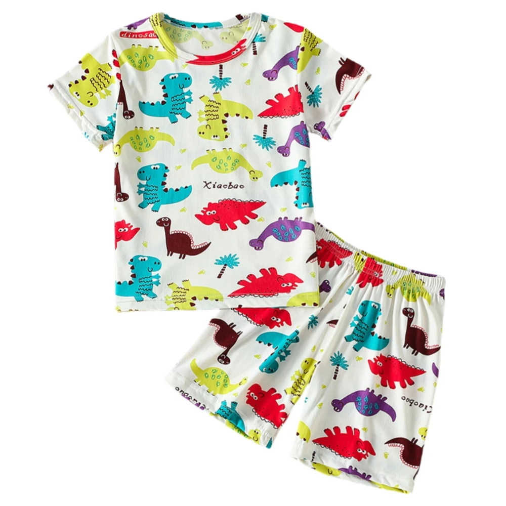

Children's Set Dinosaur Print Casual Boy Clothes Cute Animal Pattern Sets for Children Outdoor Girl Outfits Children's Clothing