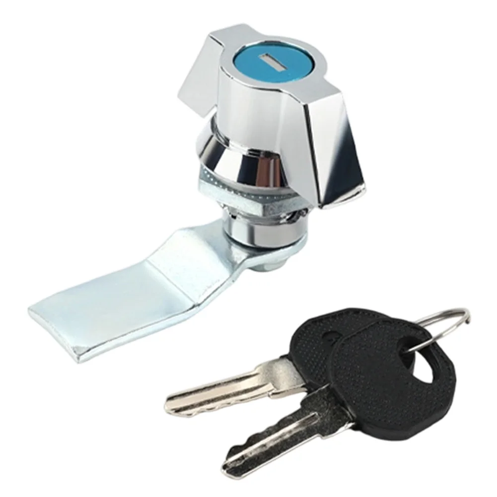 Distribution Box Switch Cam Lock Cabinet Industrial Machinery Equipment Cam Lock With 2 Keys Tools Furniture Hardware
