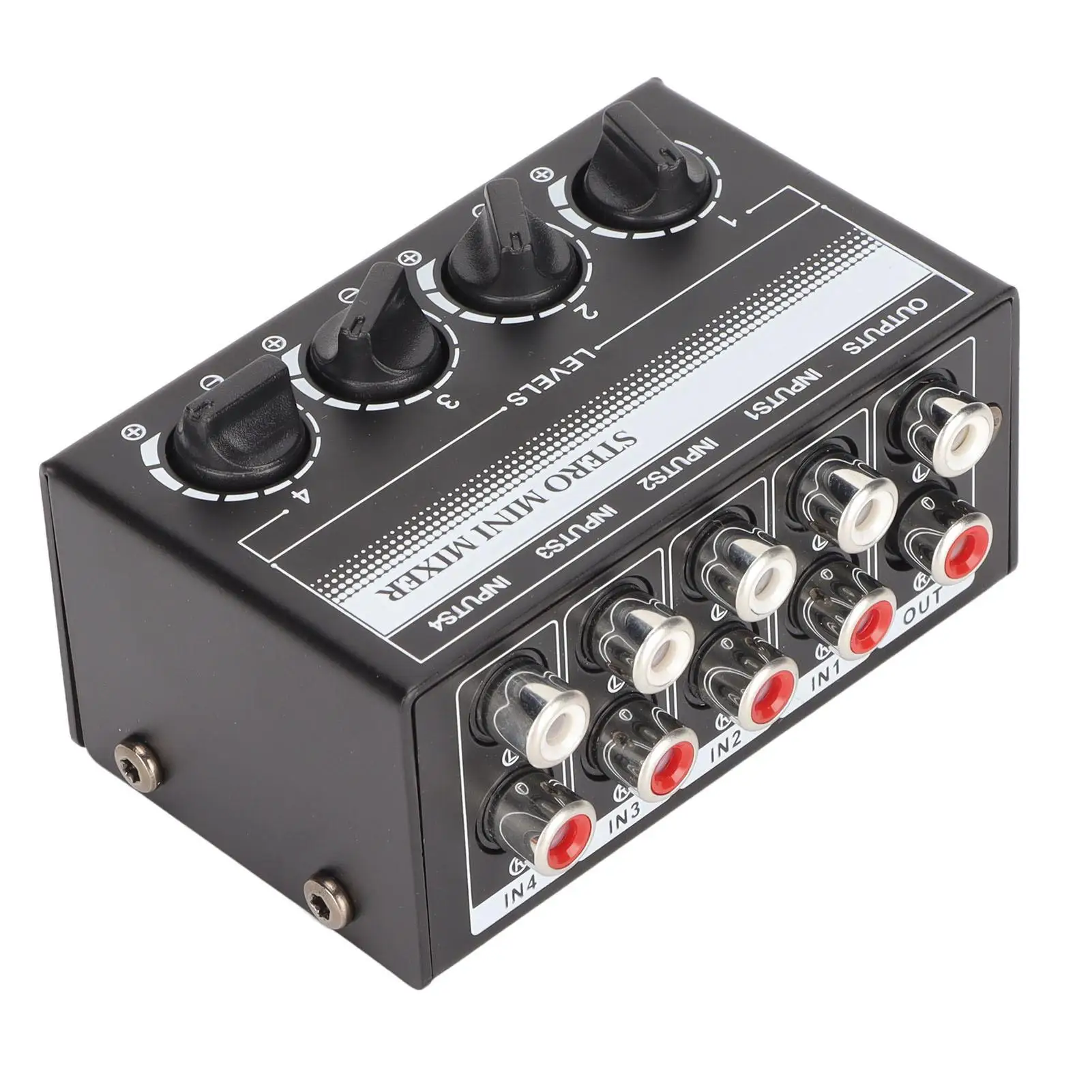 4-Channel Cx400 Digital Mixer - Compact Passive Mixer for Studio for recording & Live Sound