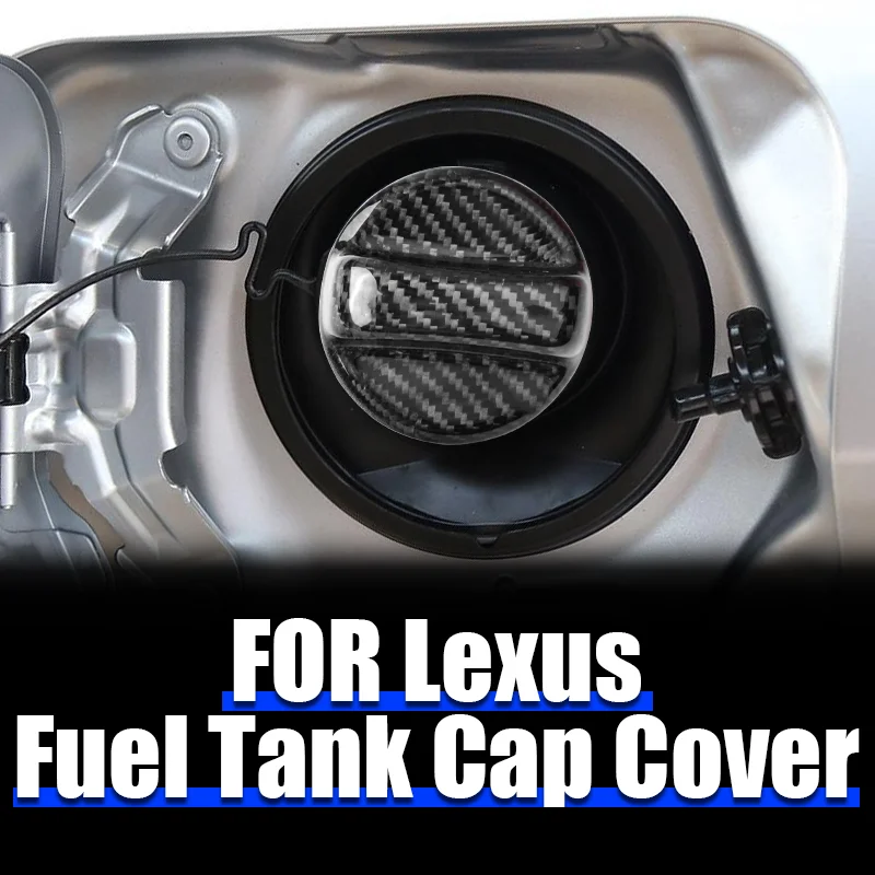 For Lexus IS250 IS350 300 350C 200T ES IS LX RX350 RXH450 LX NX CT RC UX LM RX Real Hard Carbon Fiber Gas Fuel Tank Cap Cover