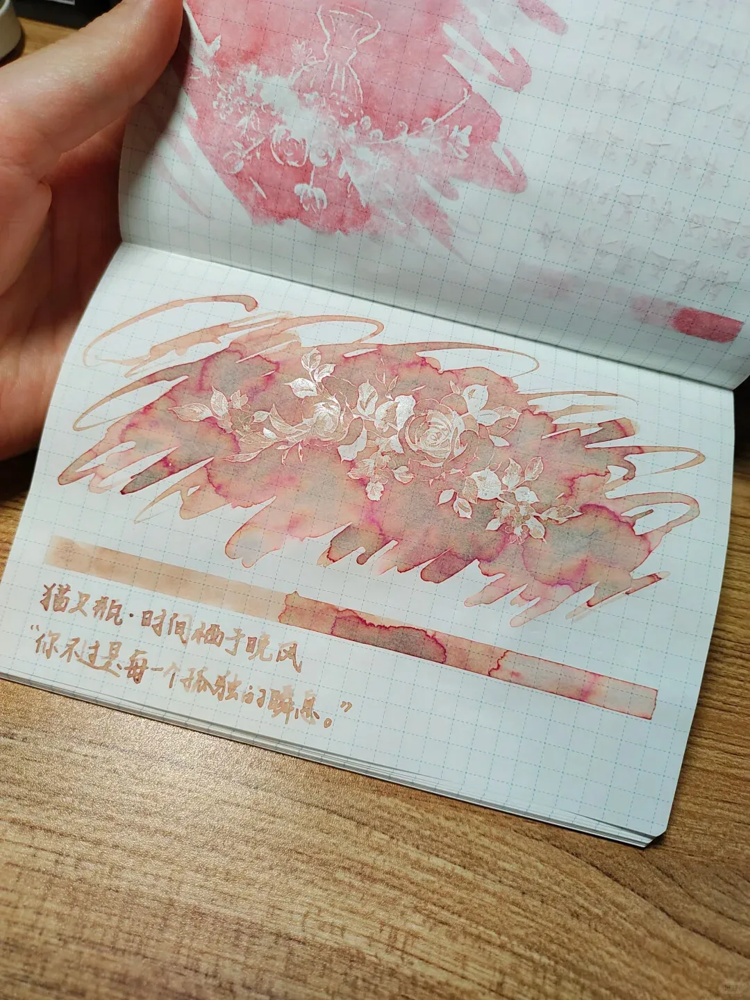 KittyInkpot | Resting in the Evening Breeze, Season 4 Color Ink Chromatography Sheen Ink 35ml