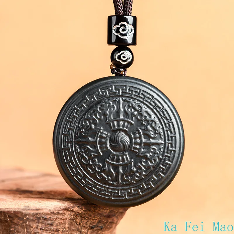 

100% подлинный натуральный старый материал Хотан нефритовый кулон чернила Jade Fortune Zajilamu нефритовый кулон для мужчин и женщин ювелирные изделия ожерелье