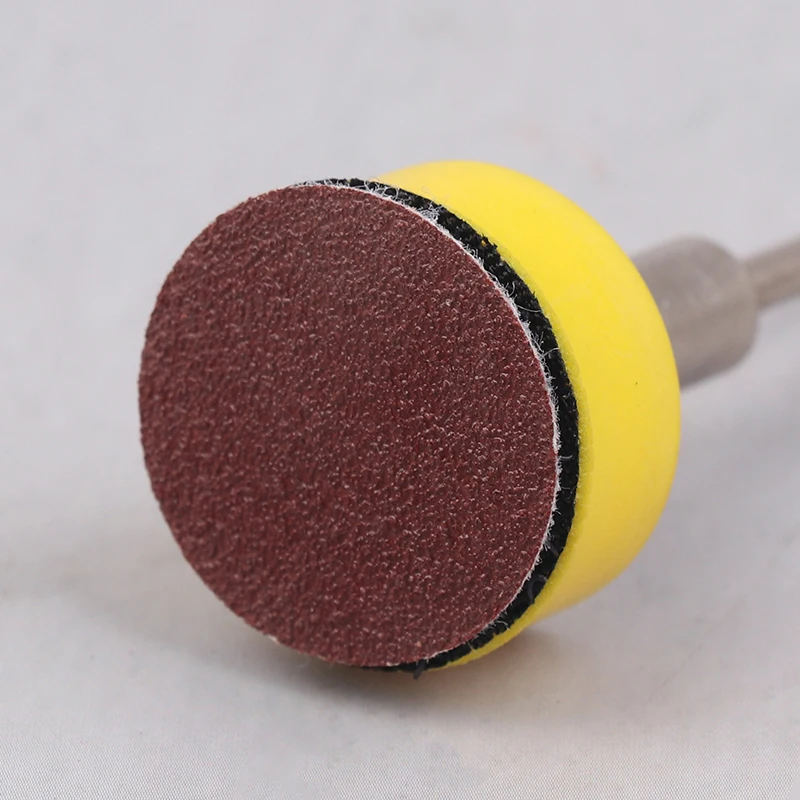مجموعة أقراص الصنفرة 1/2 بوصة لأدوات دوارة لطاحونة الحفر مع لوحة الداعم تتضمن 100-2000 ورق صنفرة #6