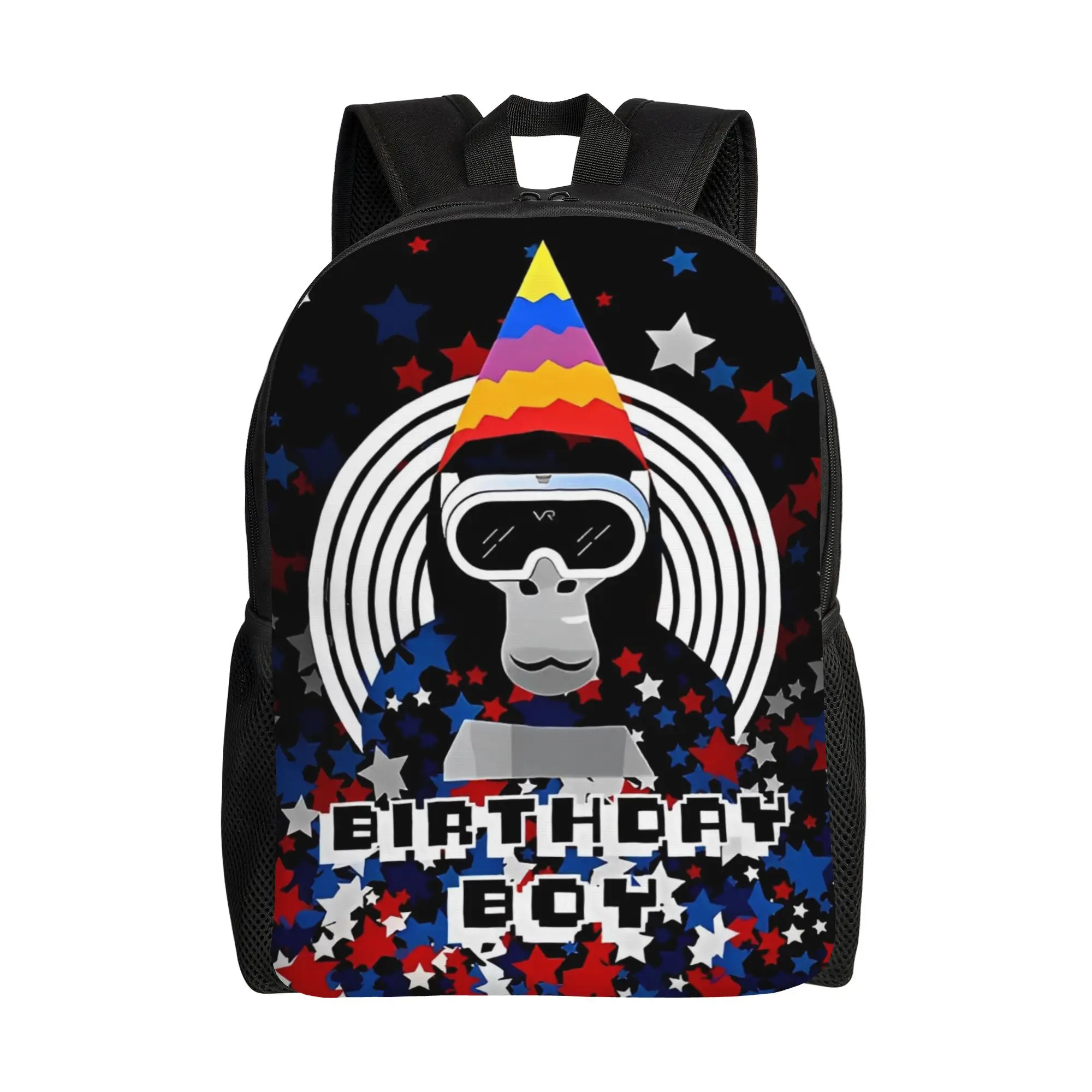 

Рюкзак Gorilla Tag VR Gamer Monkey Mosaic: стильный, для активного отдыха, учебы и бизнеса, для мужчин и женщин, с отделением для ноутбука, сумка через плечо