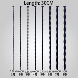 남성용 실리콘 요도 카테터 확장기, 말 눈 자극, 성인 섹스 토이, 게이 소리 나는 페니스 플러그 삽입, 요도 카테터