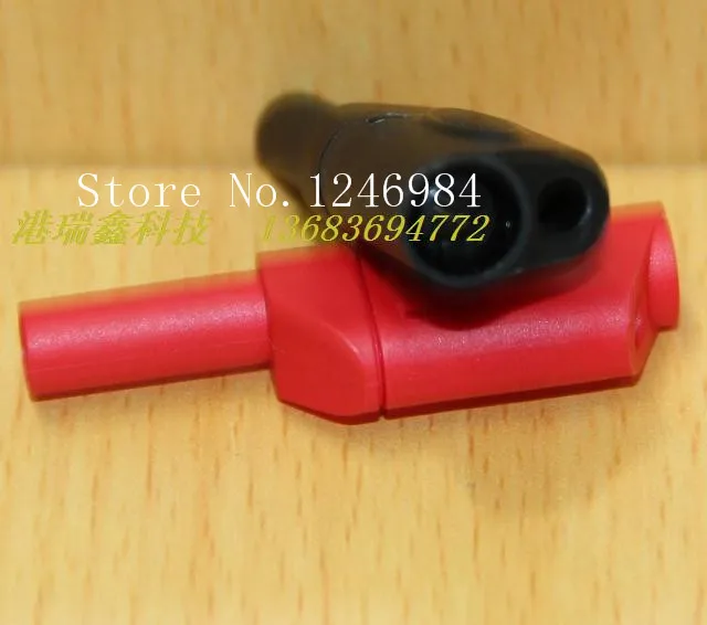 [SA]4MM banana plug -safe test head insulation plug the red and black power connector A-1103 wire bonders--50pcs/lot