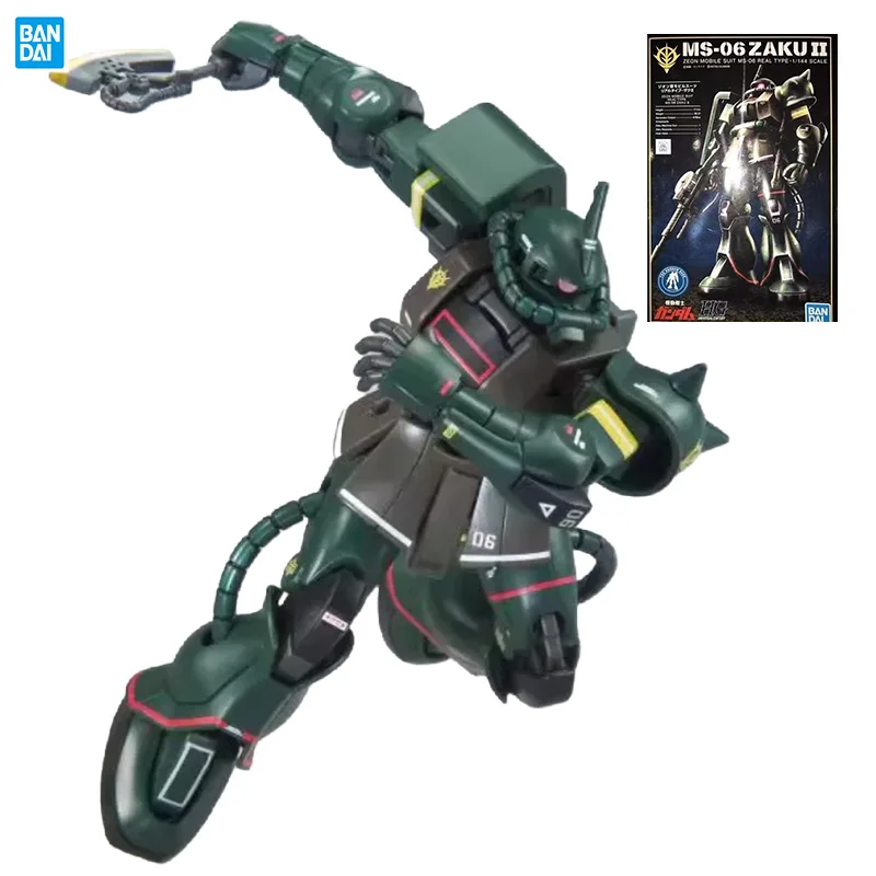 

Genuine Bandai HG MS-06 ZAKU II 21st Century Real Type GUNDAM Limited Assembly Model Anime Action Figure Toy Gift For Boys