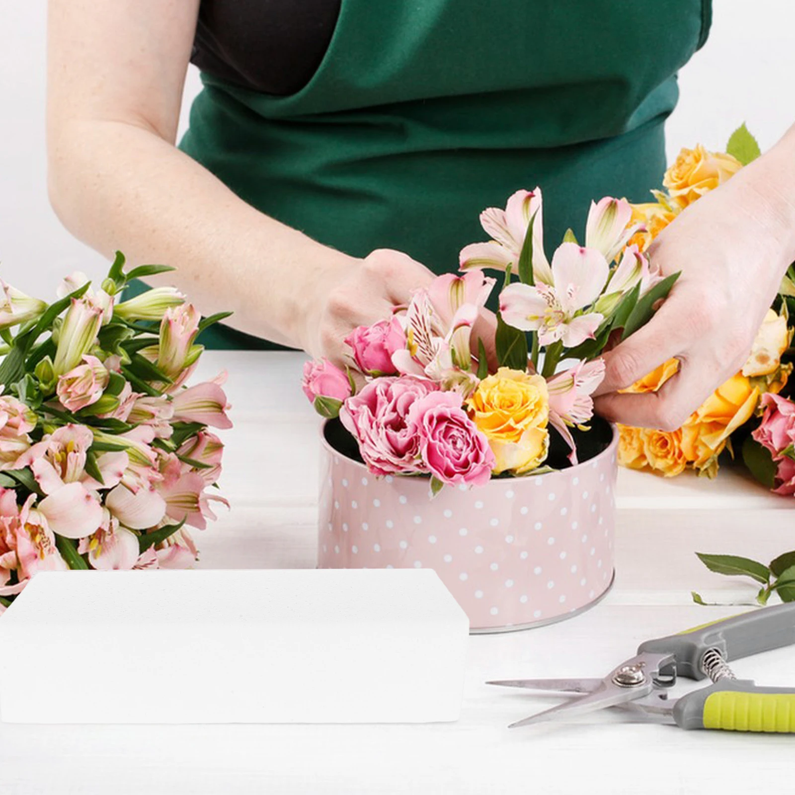 

12Pcs Foam Blocks Craft Rectangular High Density Soft Lightweight for Sculpting Carving DIY Art Projects Floral Arrangements