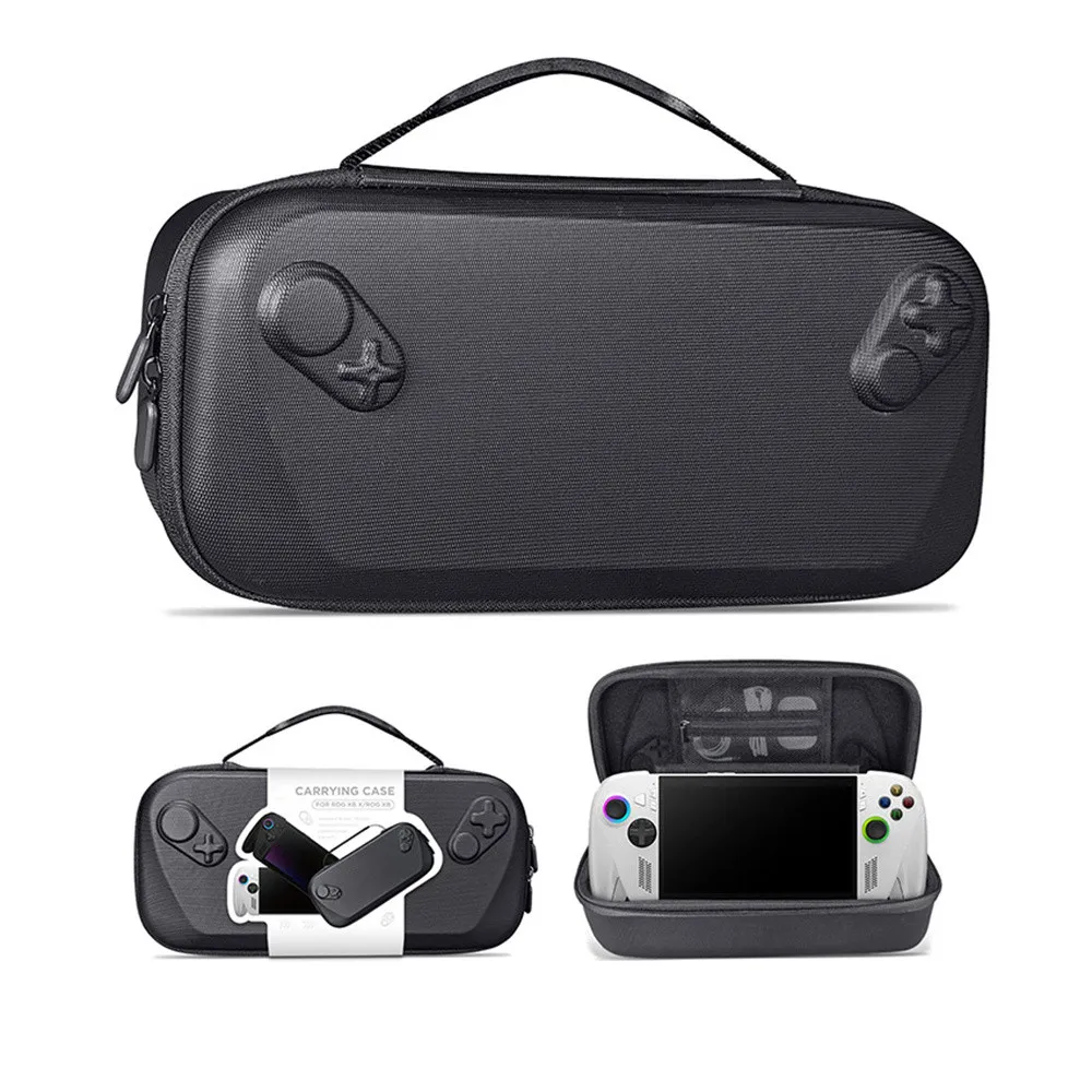 

Handheld Console Storage Bag PU + EVA Portable Protective Storage Case for ROG Xbox Ally/for ROG Xbox Ally X Waterproof Cover