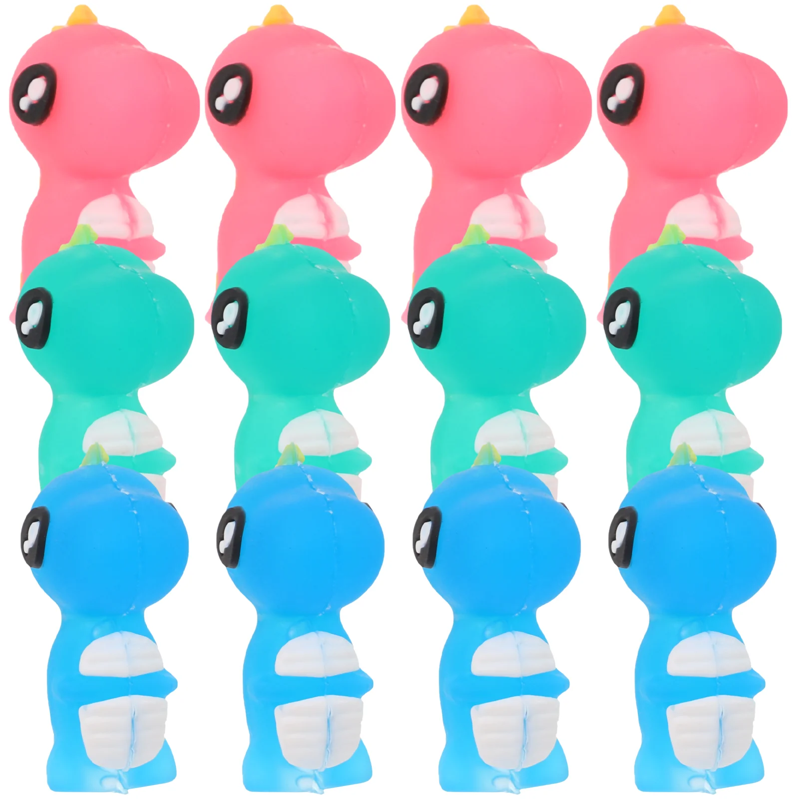 

12 Pcs Eraser Cartoon Pen Extender Cool Pencil Topper Silica Gel Decors