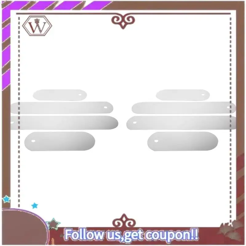 

A95D-8 Pieces Metal Straight Sock Jigs Sublimation Crew Sock Jigs Dye Printing Heat Press Transfer Socks Accessories,2 Sizes