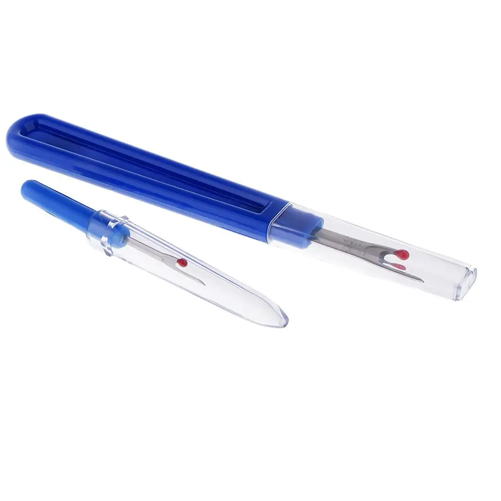 2 Pieces Blue Seam Ripper  Handle Sewing  Unpicker Sewing Tools 5.12/2.36 Inch