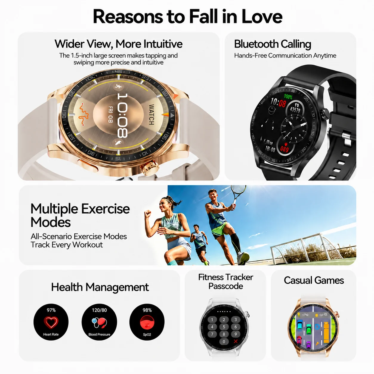 LAXASFIT Smart Watch 1.46