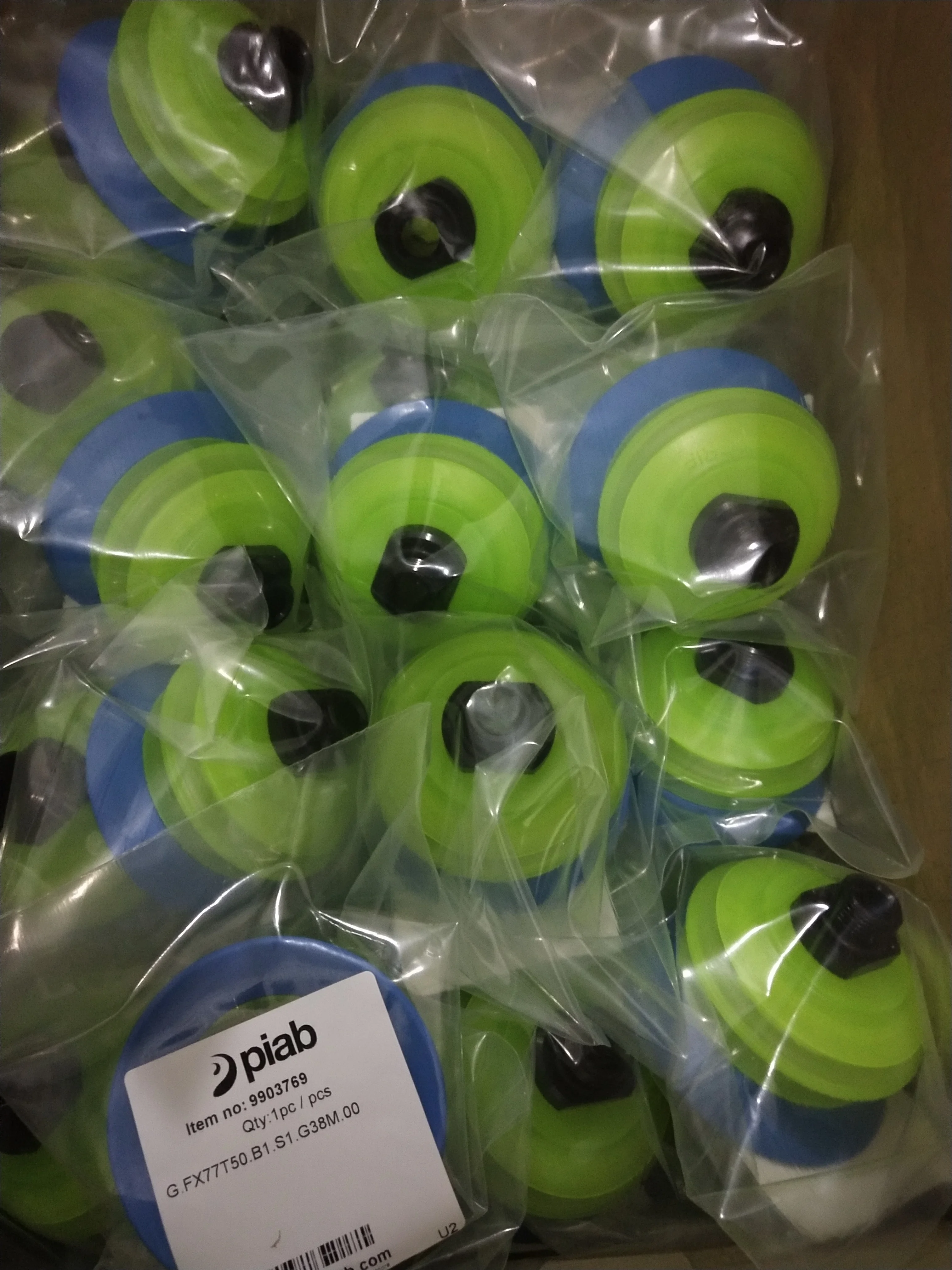 

Vacuum suction cup G.FX77T50.B1.S1.G38M