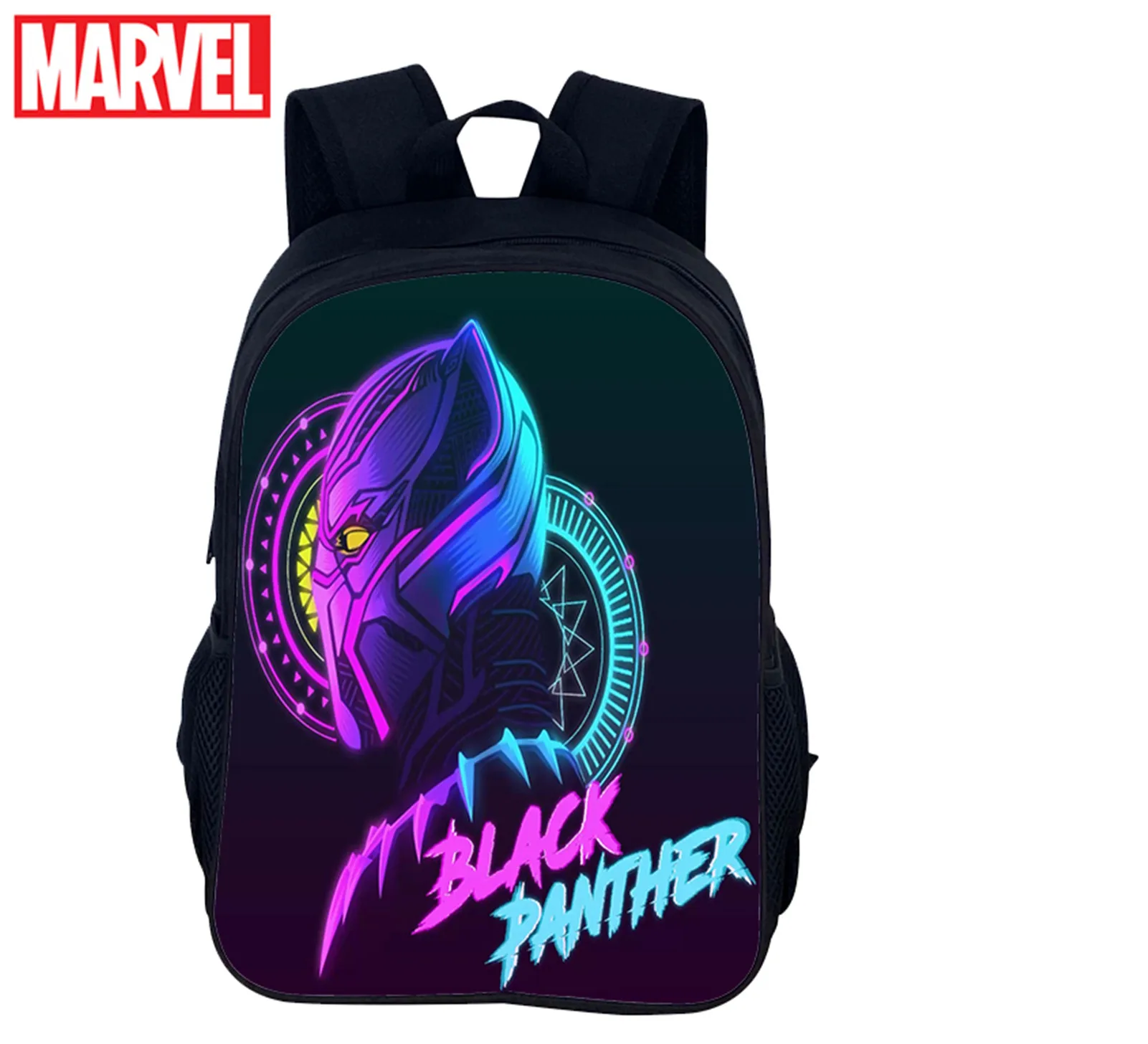 

HOT Marvel Classic Bookbag,Superhero Black Panther Lightweight Schoolbag Large Capacity Backpack for Boy,Girl