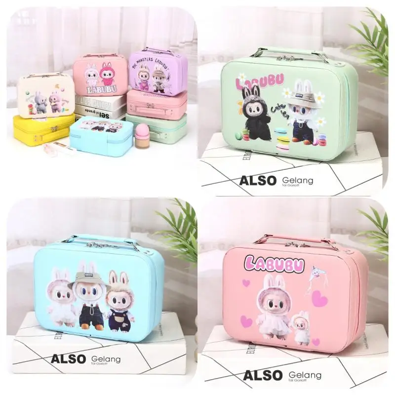

New Cute Cartoon Monster Doll Makeup Bag Multi Functional Handheld Portable Small Square Storage Bag Children's Birthday Gift