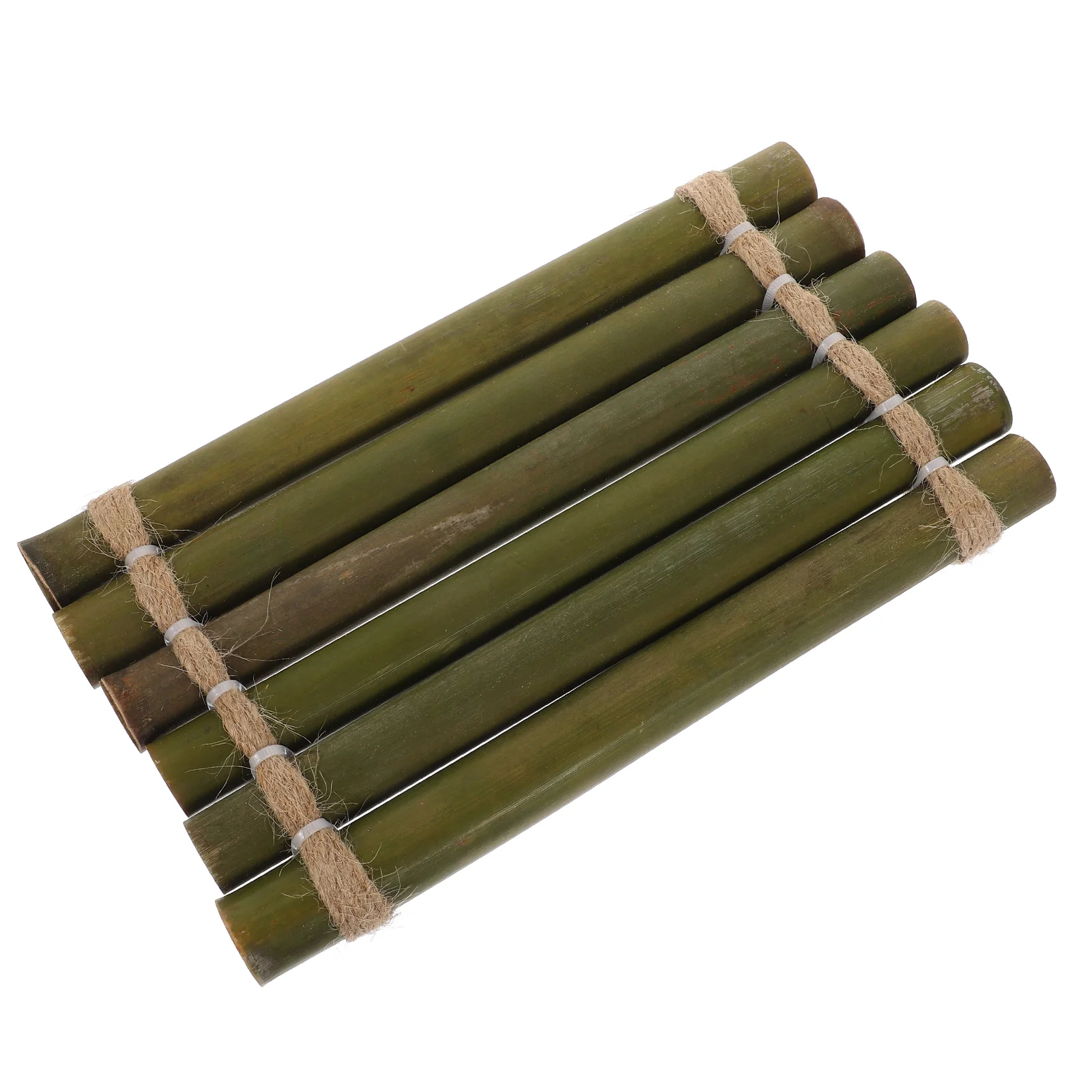 Bamboo Decorative Ornaments Handmade Decoration for Aquarium Decorate Divider Flowing Board Waterfall Fountain Mat