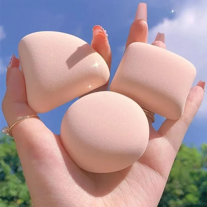 1/3/5/6/9/10Pcs Dual Use Makeup Reusable  Soft and Cute Sponge Powder Puff Facial Loose Powder Foundation Puff Tool Sponge Tool