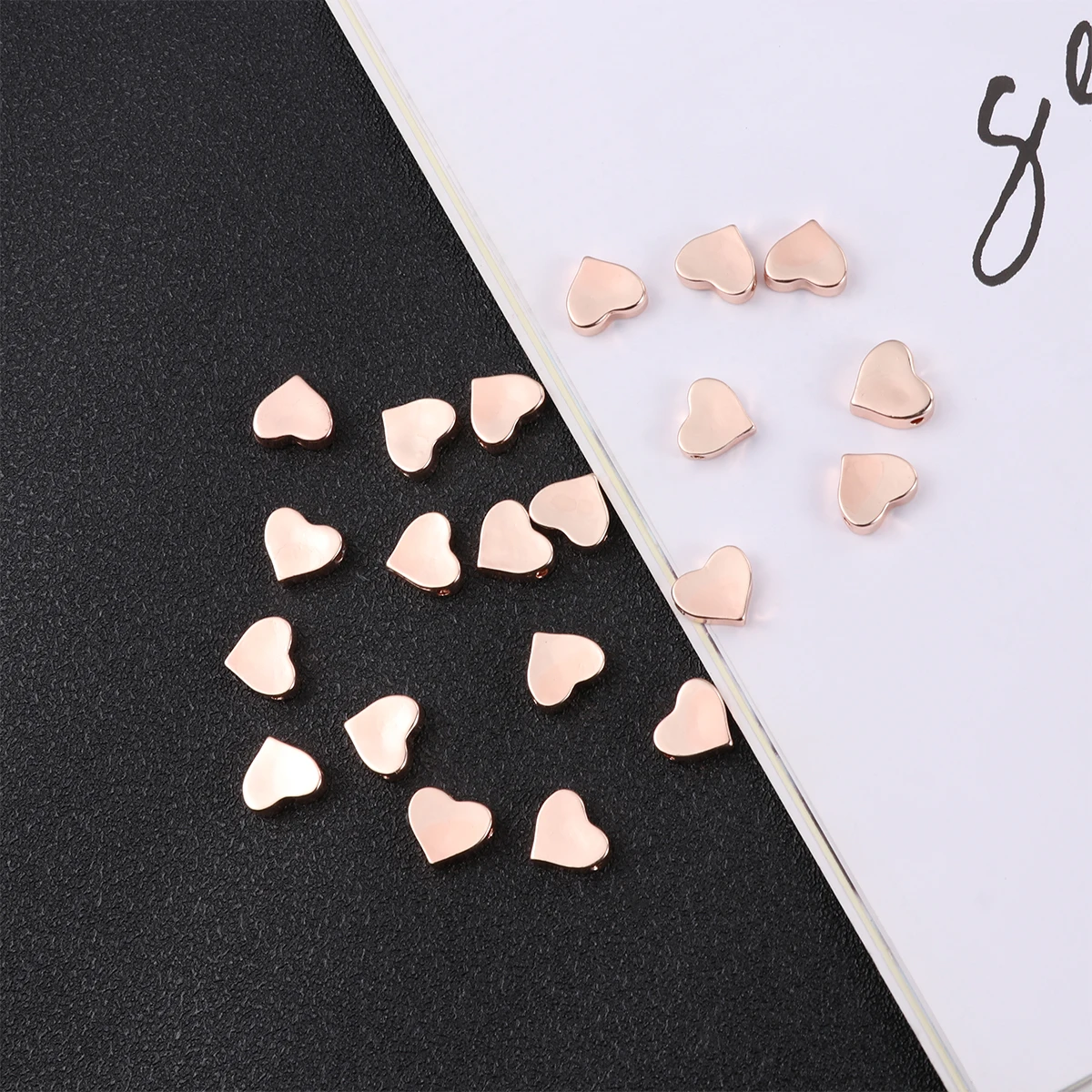 

20 Pcs Pendant Silver Alloy DIY Accessories Diy Pendant Accessories Earring Heart Shaped Jewelry Gift for Women Party
