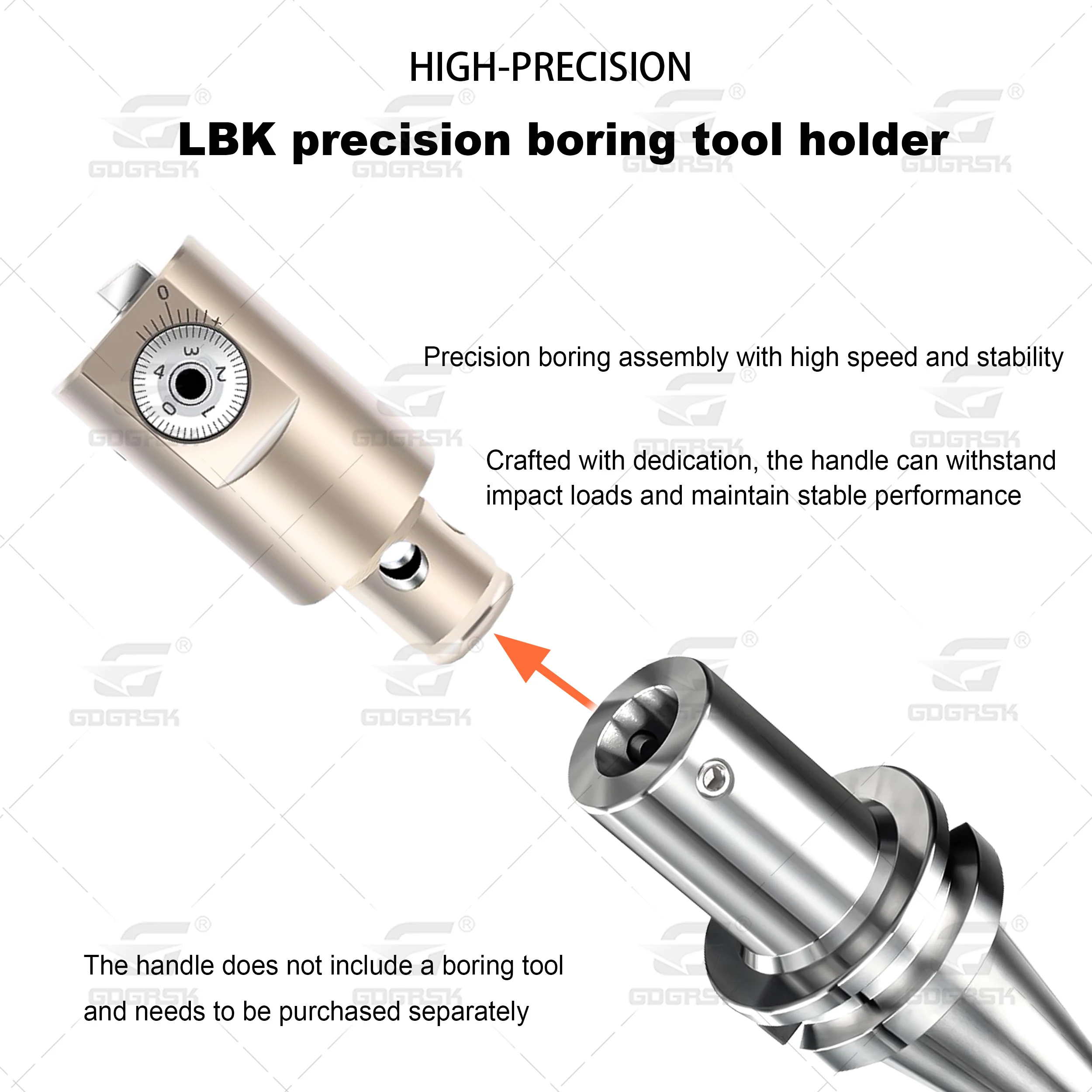 مركز التصنيع باستخدام الحاسب الآلي الدقة مملة رئيس أداة مقبض BT30-LBK1-70L الخام مملة أداة بار CNC BT30/40/50 ثقب عميق مملة أداة