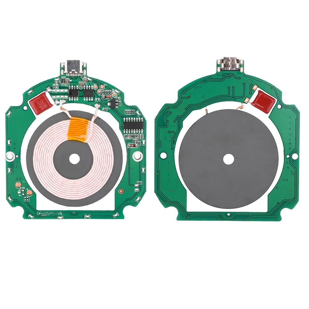 10w 15w Hochleistungs-Funk ladegerät Sender modul Typ c Spule für Qi-Standard-Schnell lade platine mit Schutz