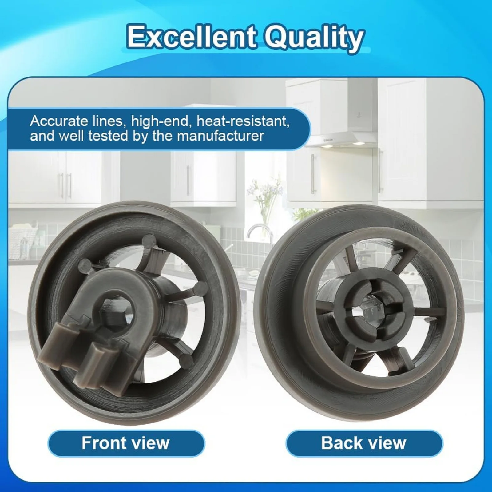 4 قطعة 4581DD3003B غسالة صحون رف عجلة أسفل طبق الأسطوانة الجمعية لشركة إل جي 4502960   AP 6231149   PS 12075858   4581DD9002B إيه 3523051