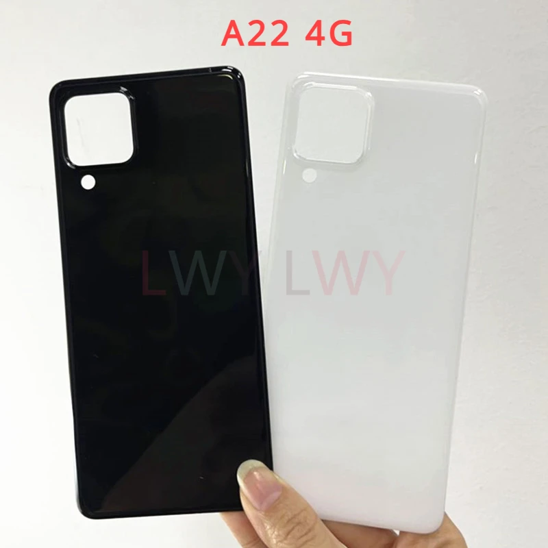 For Samsung Galaxy A22 4G A225 Back Battery Cover Door Rear Housing Replacement Parts Battery Cover With Camera Lens