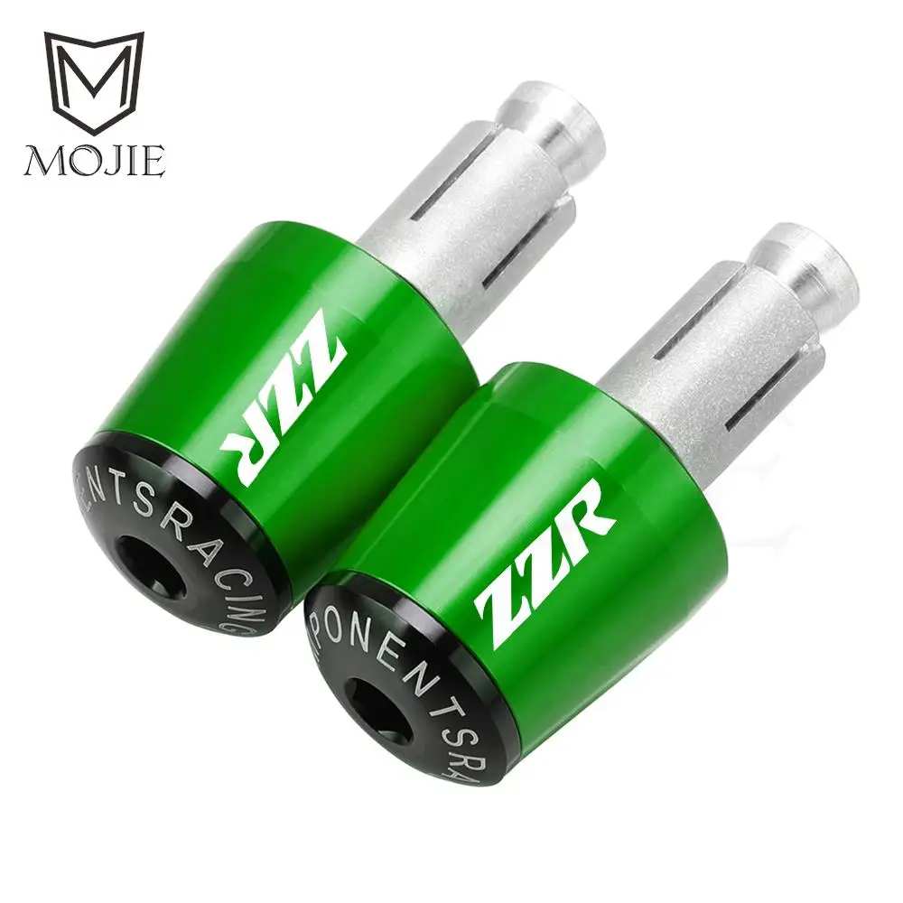 Motorcycles Handlebar Grips Cap Weight PartsAnti Vibration Silder Plug Ends FOR KAWASAKI ZZR ZZR1200 1200 2002 2003 2004 2005