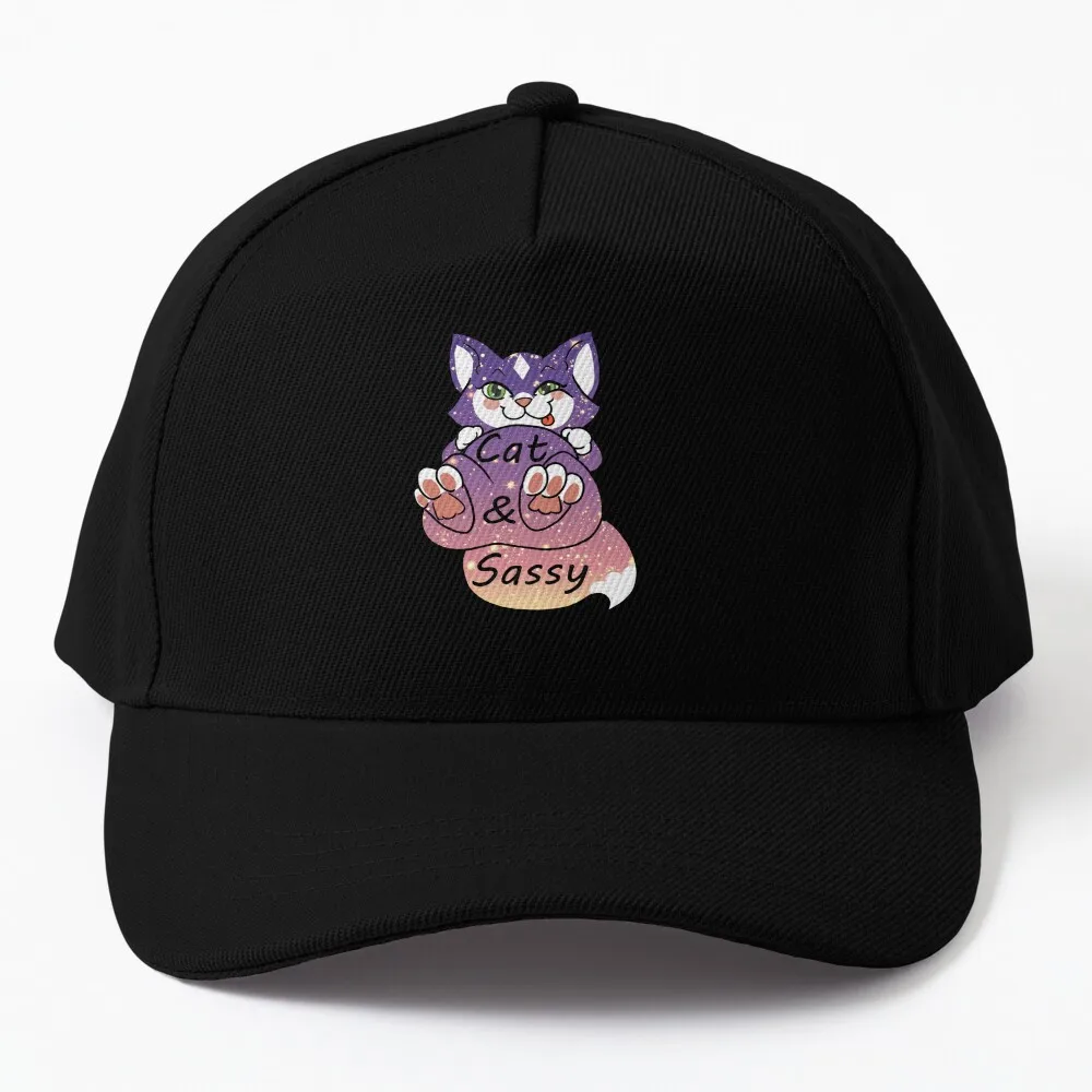 Cat & Sassy - Glitter Edition Baseball Cap New In The Hat Luxury Brand Hats Beach Outing Luxury Woman Cap Men's