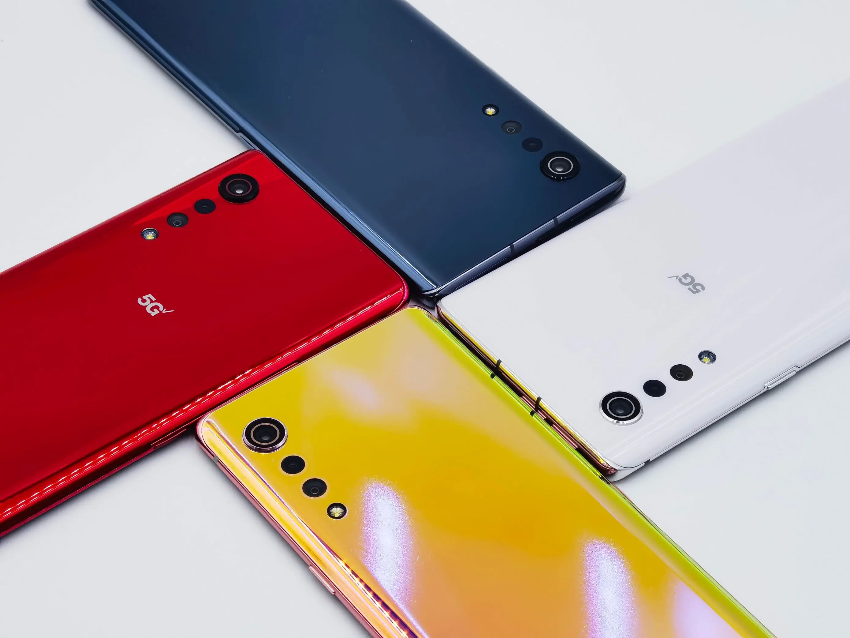 الأصلي 96% جديد LG VELVET G9 G900VM/N 5G 6.8 بوصة NFC 6GB RAM 128GB ROM 48MP OctaCore Andriod 4G LTE هاتف محمول مستعمل #6
