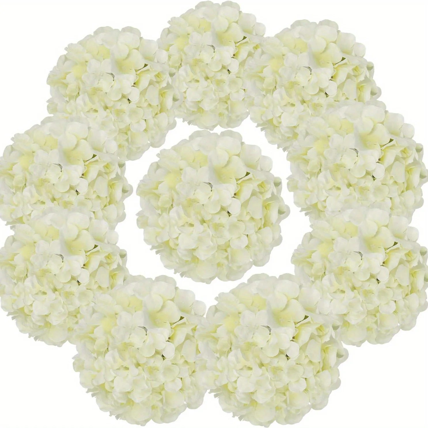 6PCS Künstliche Hortensien Blumen mit Stiel Gefälschte Hortensien Blume DIY Floral Hochzeit Mittelstücke Home Party Tisch Dekoration – Detail 1