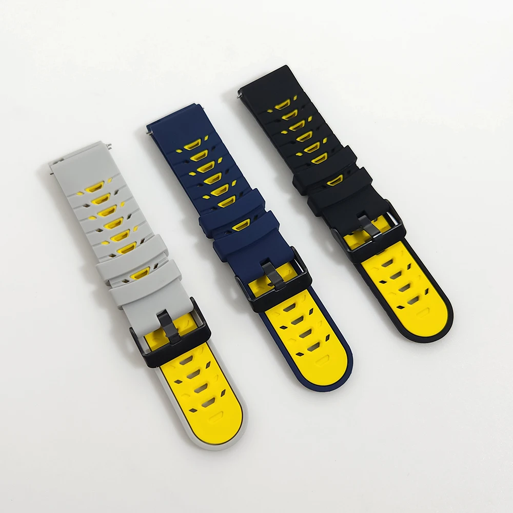 Replacement Strap For Fossil GEN 6 44mm/GEN 5E 5 LTE 45mm Smartwatch Band Sport Silicone Watchband Bracelet Accessories bands