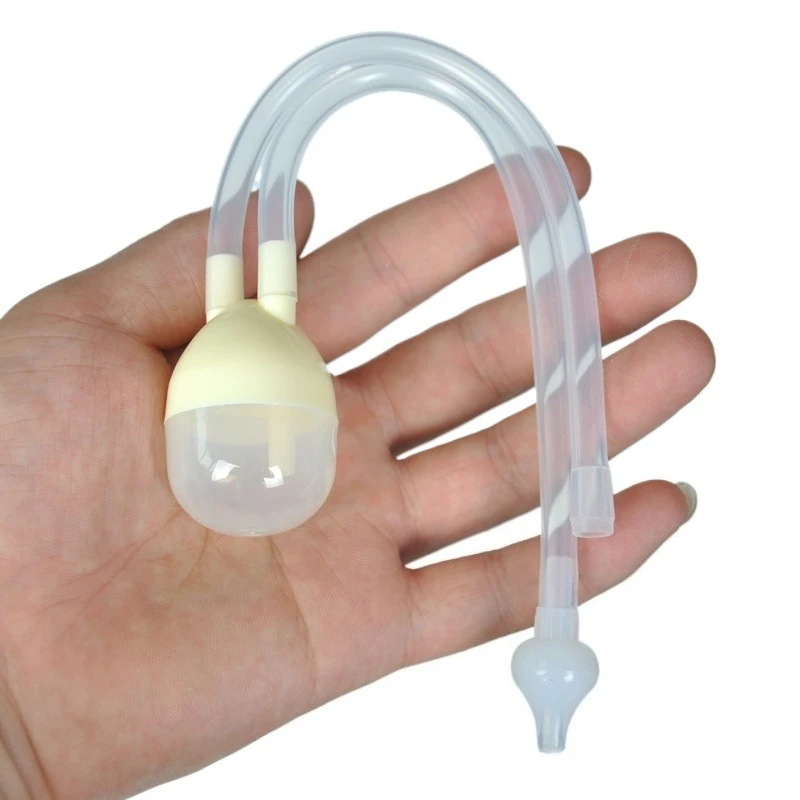 Newborn Baby Mouth Suction Nasal Aspirator Infant Wash Nose Nasal Inhaler Nasal Mucus Clean Pipe Anti-reflux Aspirator Tweezer