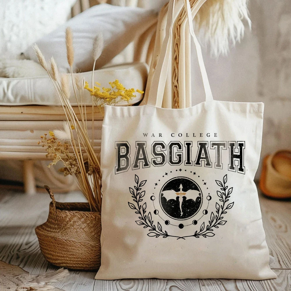 Basgiath-Sac fourre-tout War imprimés pour femme, Fourre-tout Fourre-tout Fourre-tout Fourre-tout Fourre-tout Fourre-tout Fourre-tout pour femme, Fourre-tout en verre Sorrengail