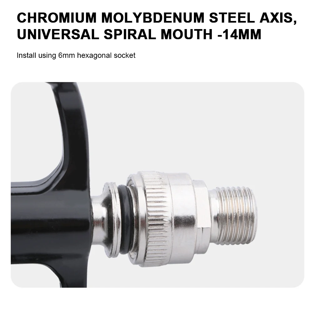 

Bicycle Quick Release Pedals Aluminum Alloy Folding Bicycle Pedals Waterproof Bicycle Platform Pedals for MTB Road Bicycle