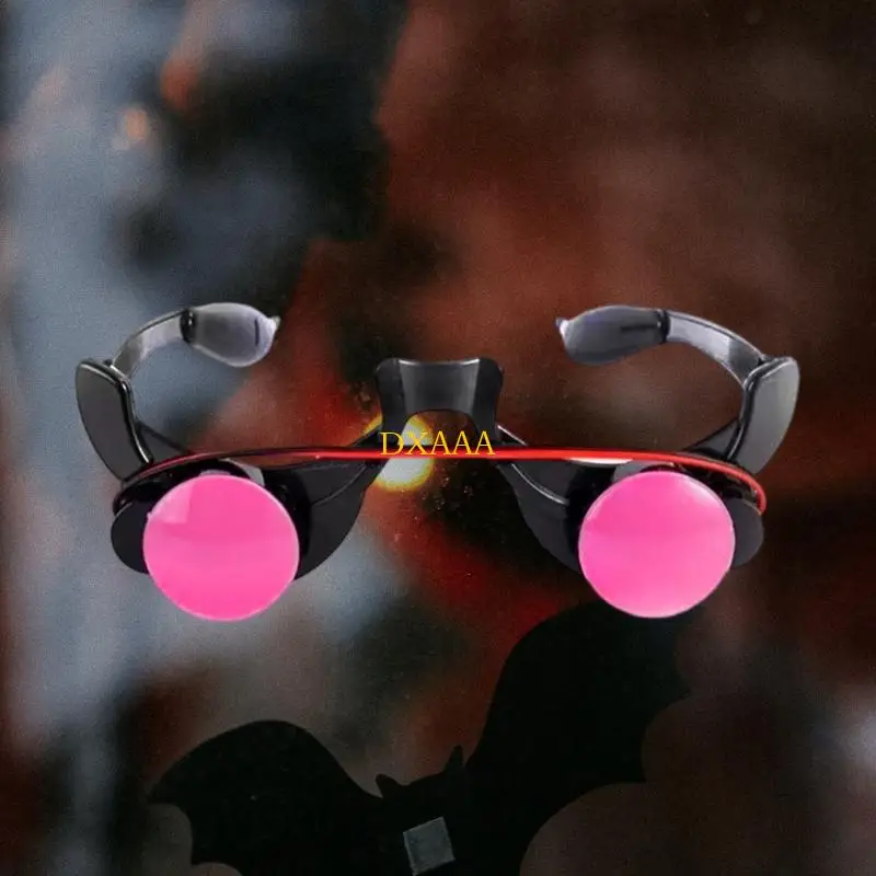 Dxaa Grim Reapers Cosplay Costume Red Glowing Eyeglass Light Up Lunes Eyewear
