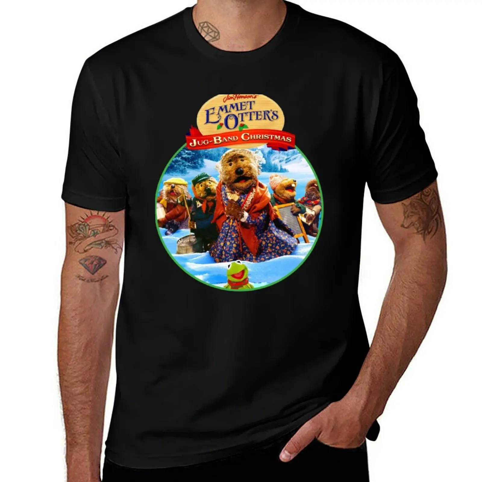 Emmet otter_s jug T-Shirt Basic Short Sleeve for Men T-Shirt