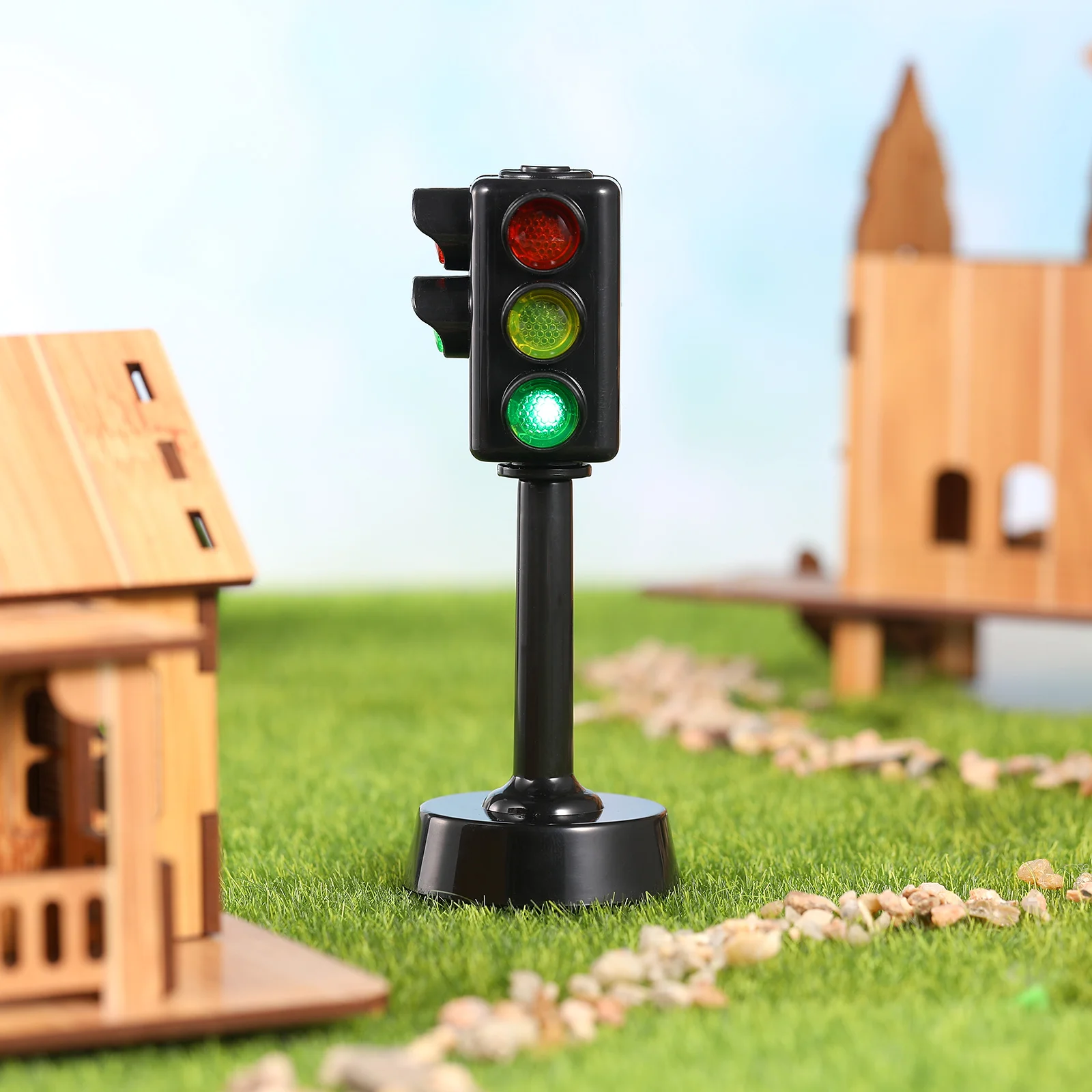 Traffic Light Safety Model Toy Toys for Boys Lamp DIY Sign Baby Education Playing