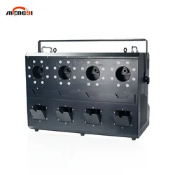 3000W LED Smoke Bubble Machine Four Holes Double Holes Wedding Bubble Spray Machine DMX for Stage Special Effect DJ Disco