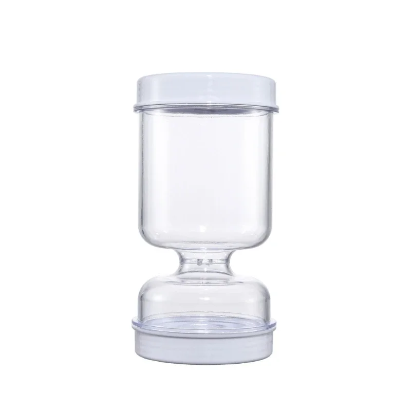 Kitchen Wet and Dry Separation Pickle Jar With forks Wet and Dry Dispenser Flip Pickle Jar Plastic Inverted Storage Holder &clip