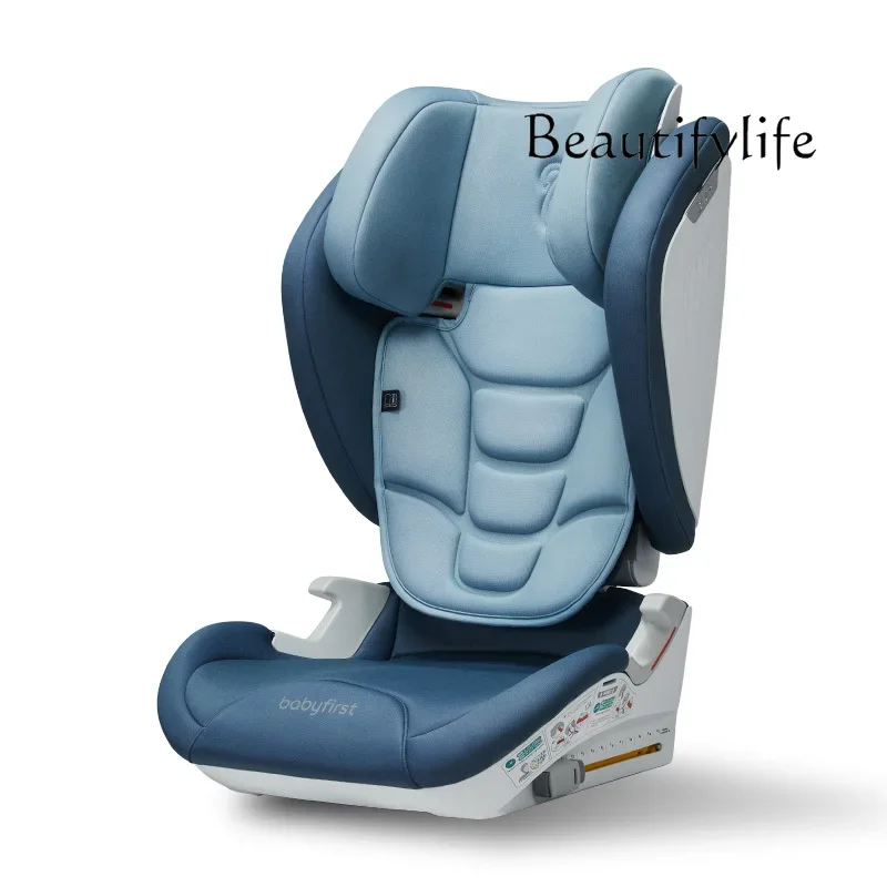 Safety seat car folding 3-12 years old head following protection seat removable and washable