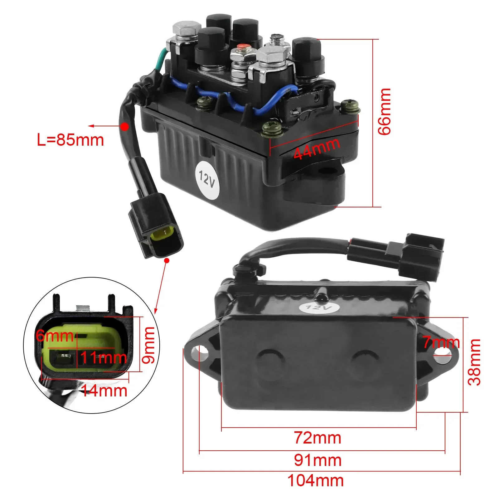 63P-81950-00-00 Trim Relay Assy for Yamaha Outboard Motor 4 Stroke 25HP-250HP 63P-81950 Boat Engine Aftermarket Parts